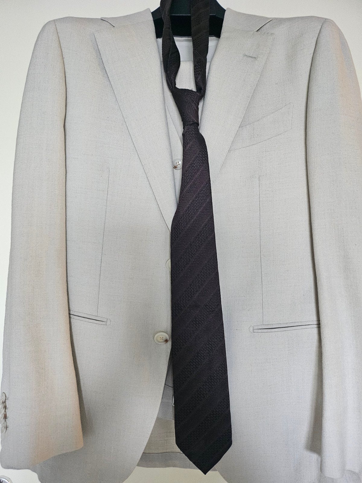 Suitsupply Pak Beige Wol Zijde Linnen Maat S, Ophalen of Verzenden, Zo goed als nieuw, Beige