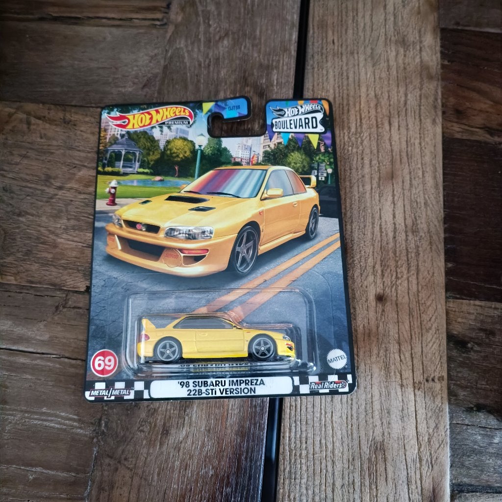 Hot Wheels PREMIUM ´98 SUBARU IMPREZA 22B-STi VERSION BOULEV, Ophalen of Verzenden, Nieuw, Auto