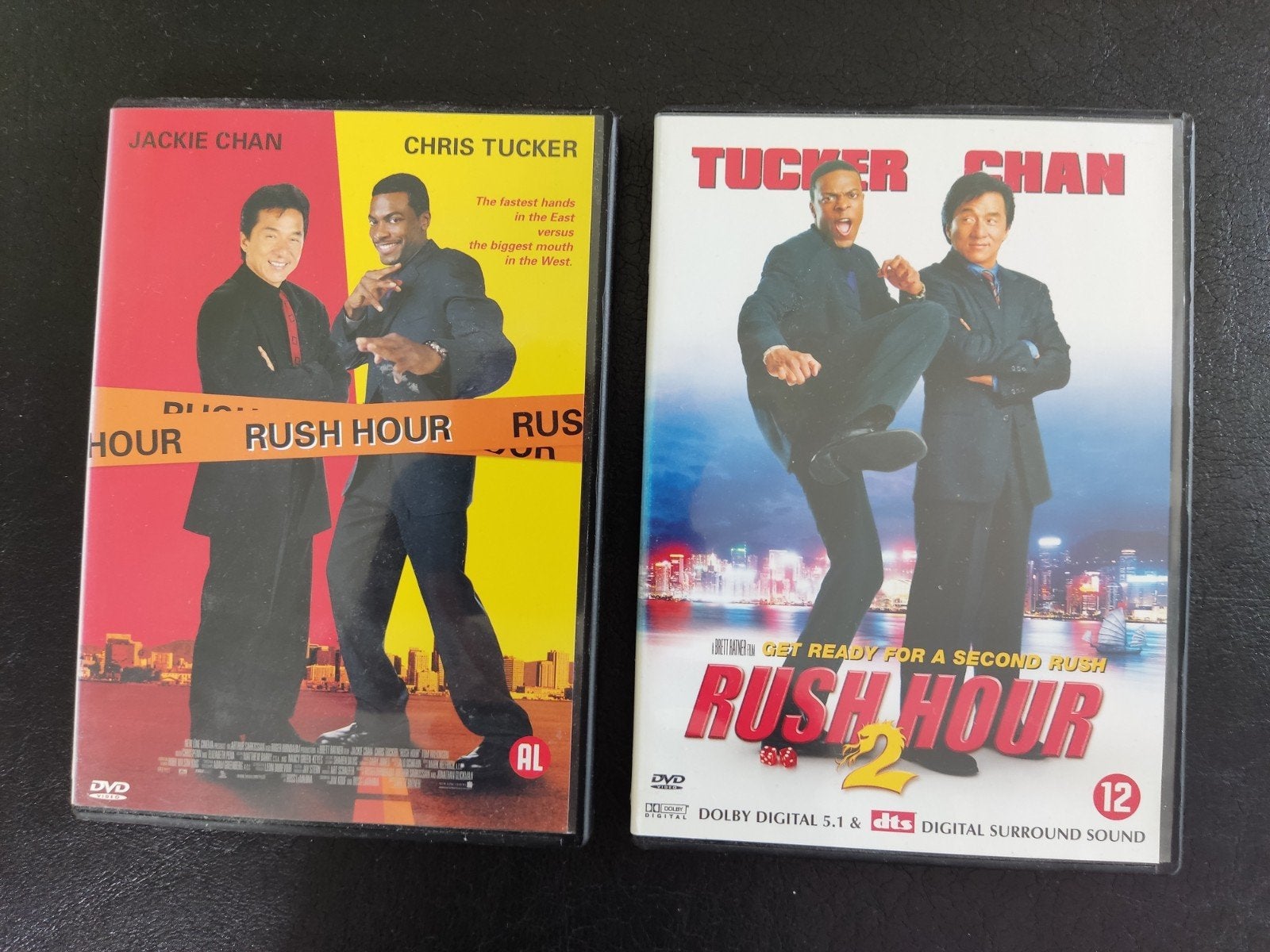 dvd's Rush hour en Rush hour 2, Alle leeftijden, Ophalen of Verzenden, Zo goed als nieuw