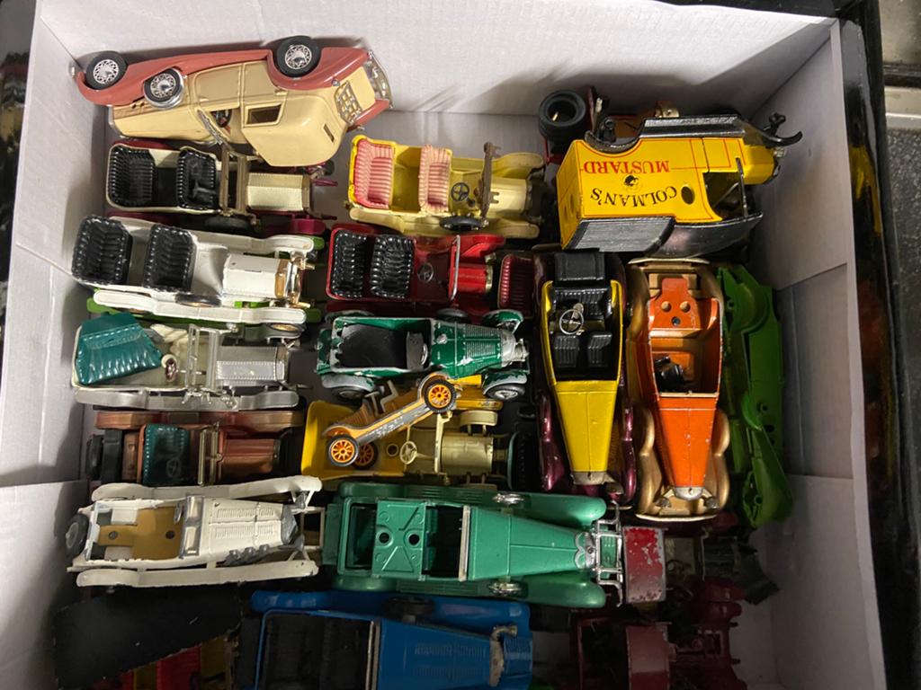 Partij oldtimer modellen. Matchbox etc, Ophalen of Verzenden, Gebruikt, Auto, Matchbox