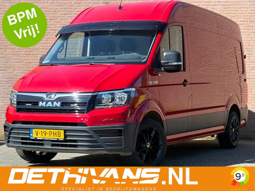 MAN TGE 3.180 177PK L3H3 / Carplay / Camera / 3.500KG Trekha, Voorwielaandrijving, Stof, Gebruikt, Huisgarantie