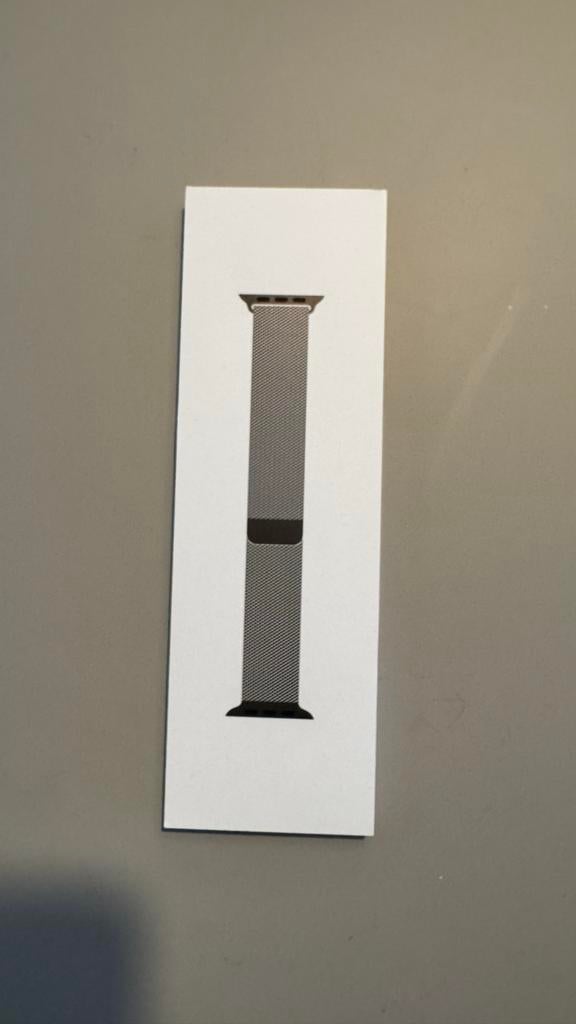 Apple Watch Milanese bandje 46 mm – kleur slate, Ophalen of Verzenden, Nieuw, Zwart, IOS