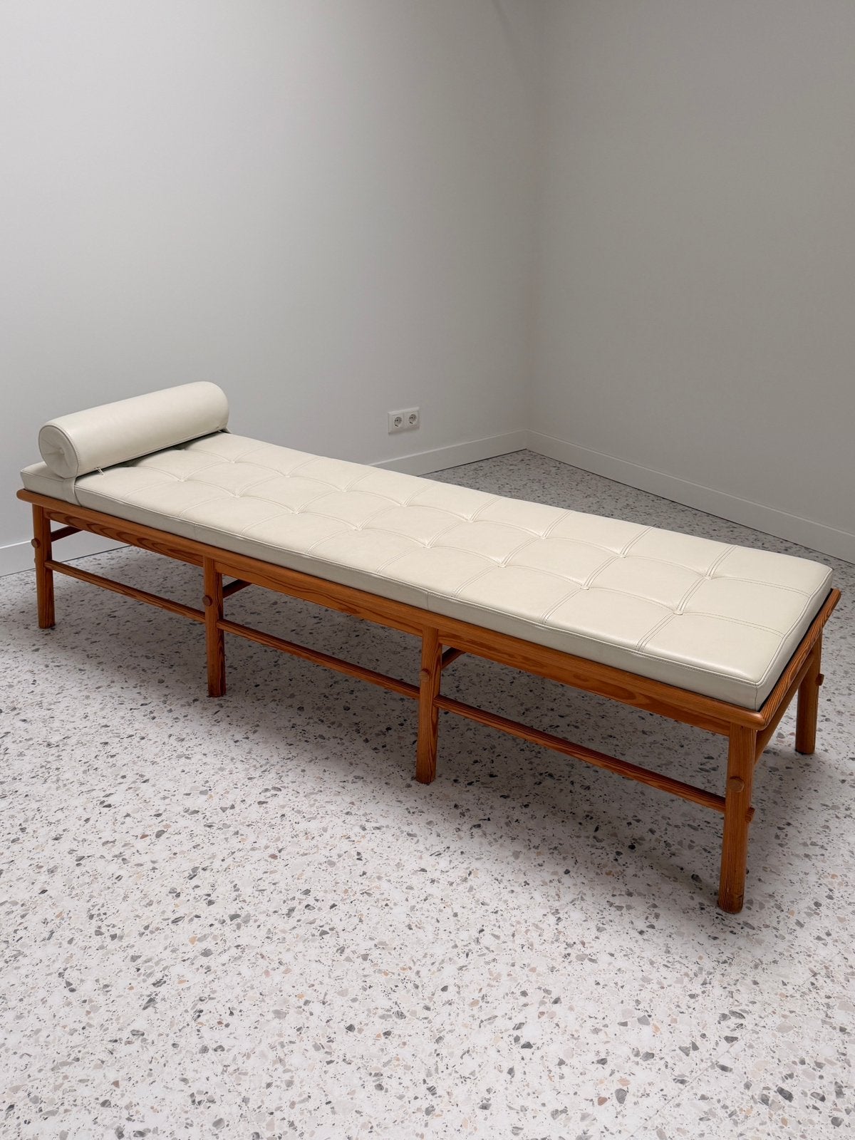 Vintage daybed "August"  - PS-collectie IKEA 2009., Ophalen, Zo goed als nieuw, Tweepersoons, Wit
