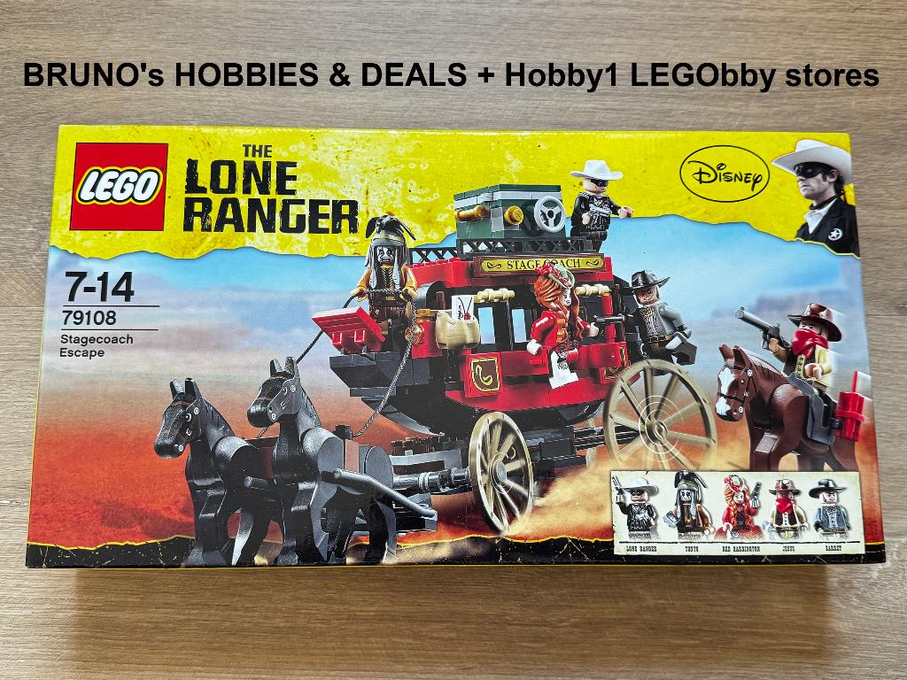 LEGO 79108 The Lone Ranger Stagecoach Escape NIEUW VERZEGELD, Kinderen en Baby's, Speelgoed | Duplo en Lego, Overige thema's, Nieuw