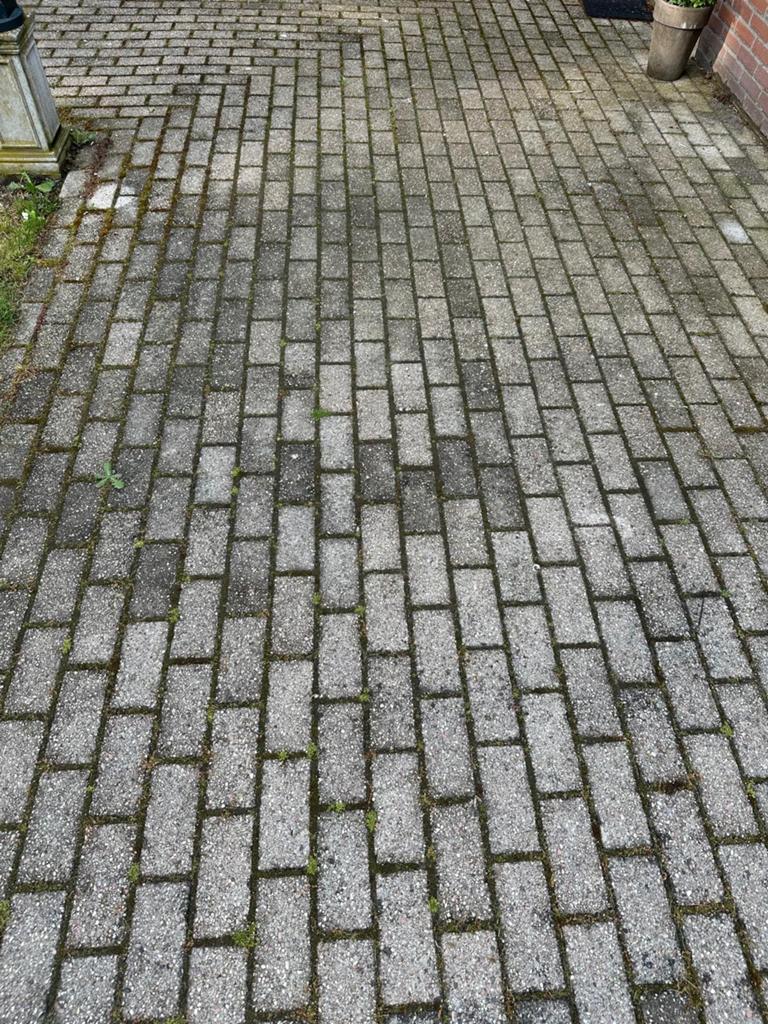 +/- 25m2 klinkers gratis, Tuin en Terras, Tegels en Klinkers, Ophalen, Gebruikt, Beton, Klinkers