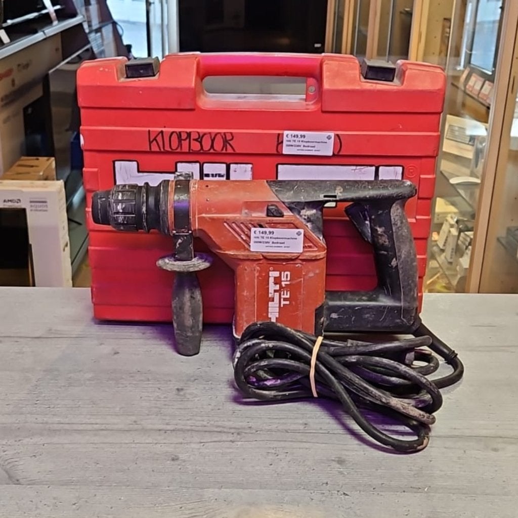 Hilti TE 15 Klopboormachine 650W/230V  Bedraad, Doe-het-zelf en Verbouw, Gereedschap | Boormachines, Hilti, Gebruikt, Support@hilti.com
