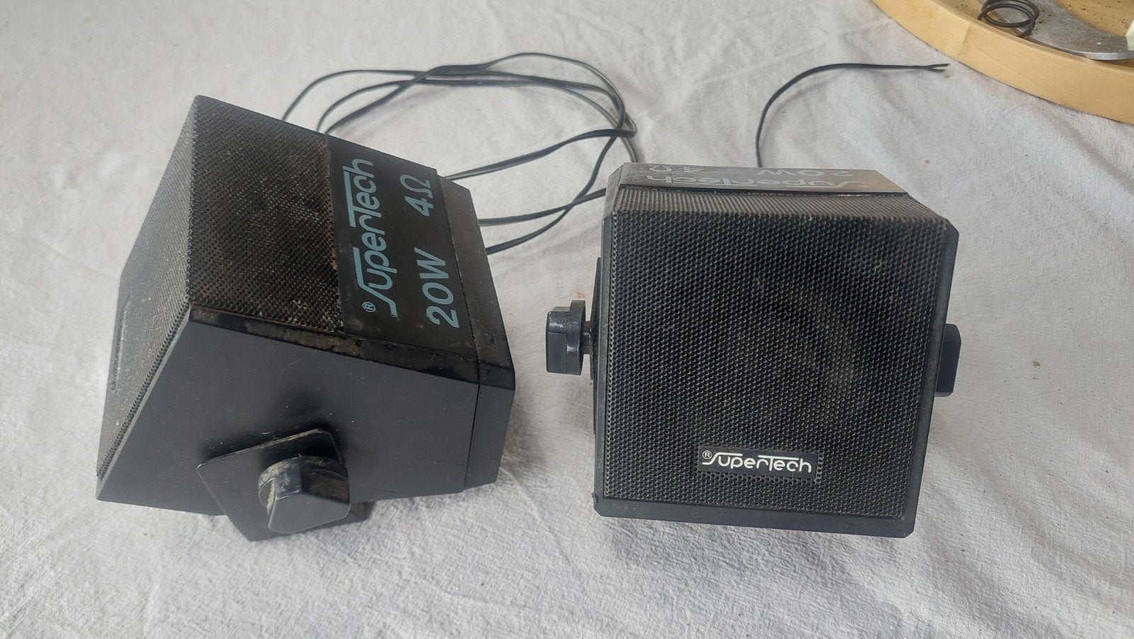 vintage auto speakers supertech  A L-278, Auto diversen, Autospeakers, Ophalen of Verzenden, Gebruikt