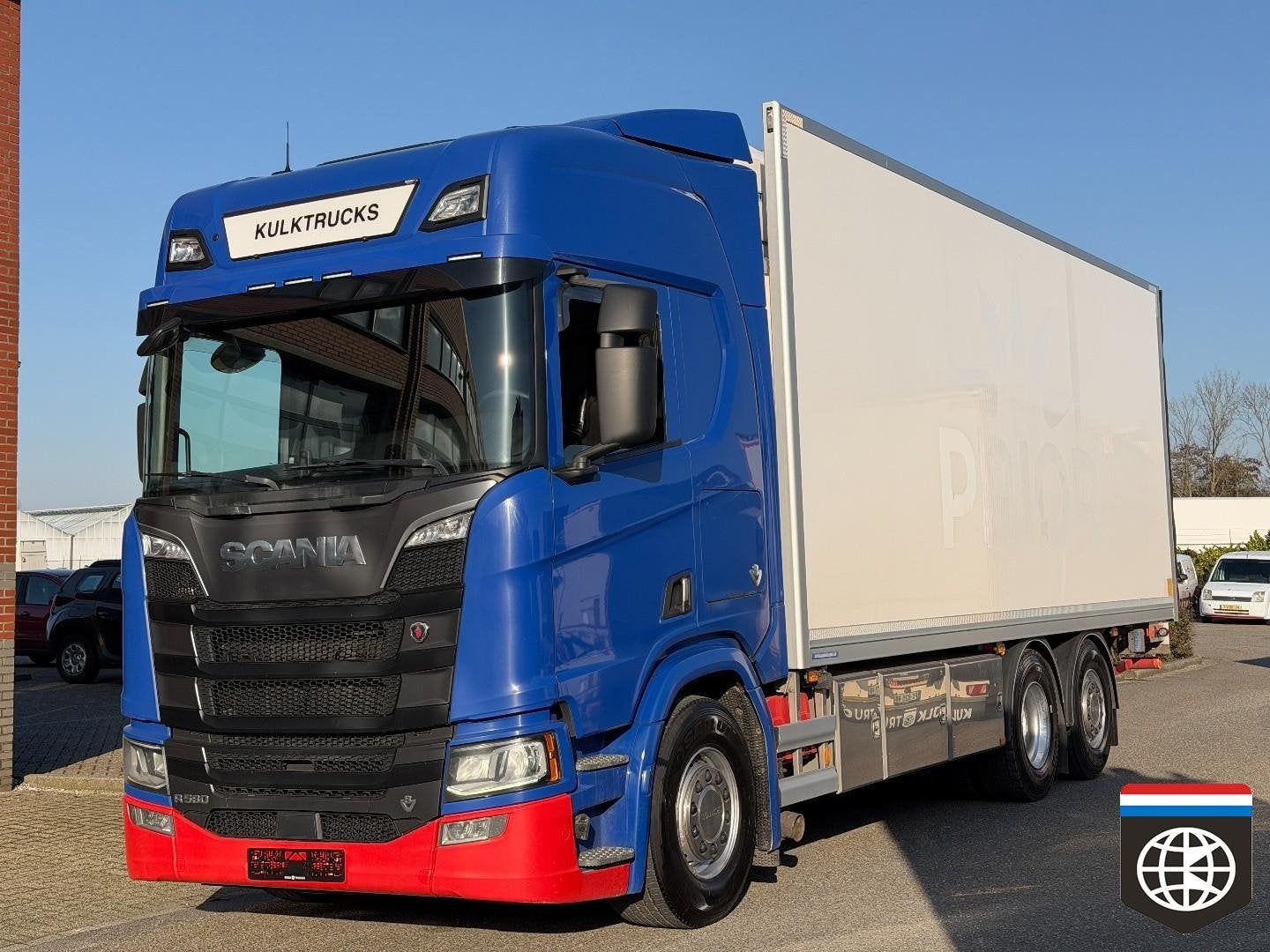 Scania R 580 6X2/4 Liftas Stuuras - Thermo King -30oC - Laad, Auto's, Automaat, Euro 6, Leder, Bedrijf