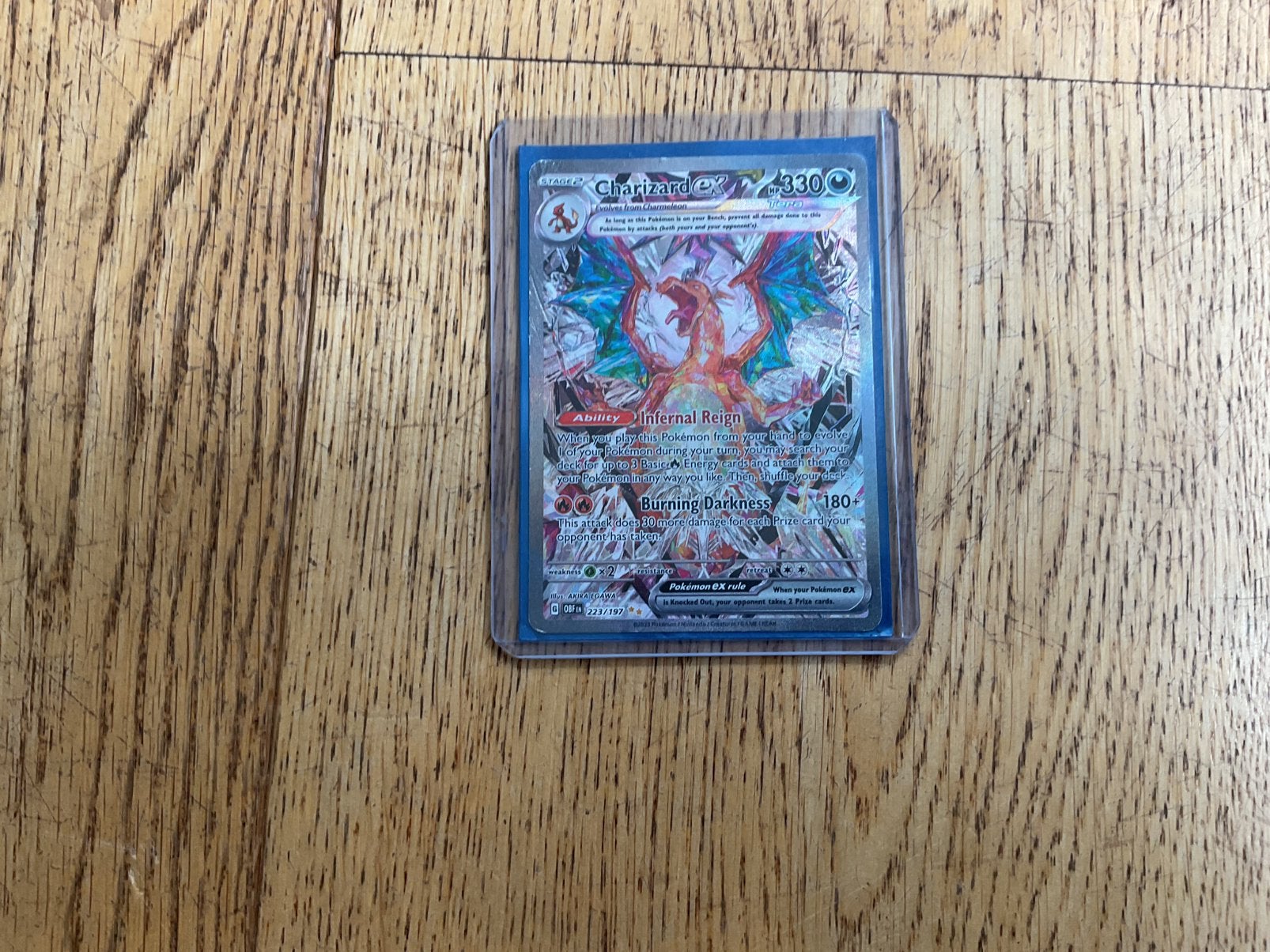 Charizard ex obsidian flames, Ophalen of Verzenden, Losse kaart