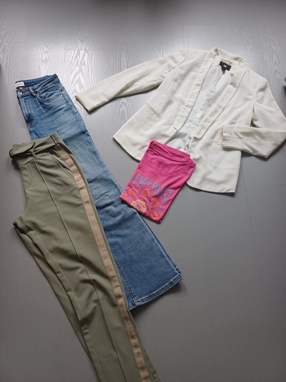 pakket dames 38 blazer shirt broeken, Ophalen of Verzenden, Zo goed als nieuw, Maat 38/40 (M)