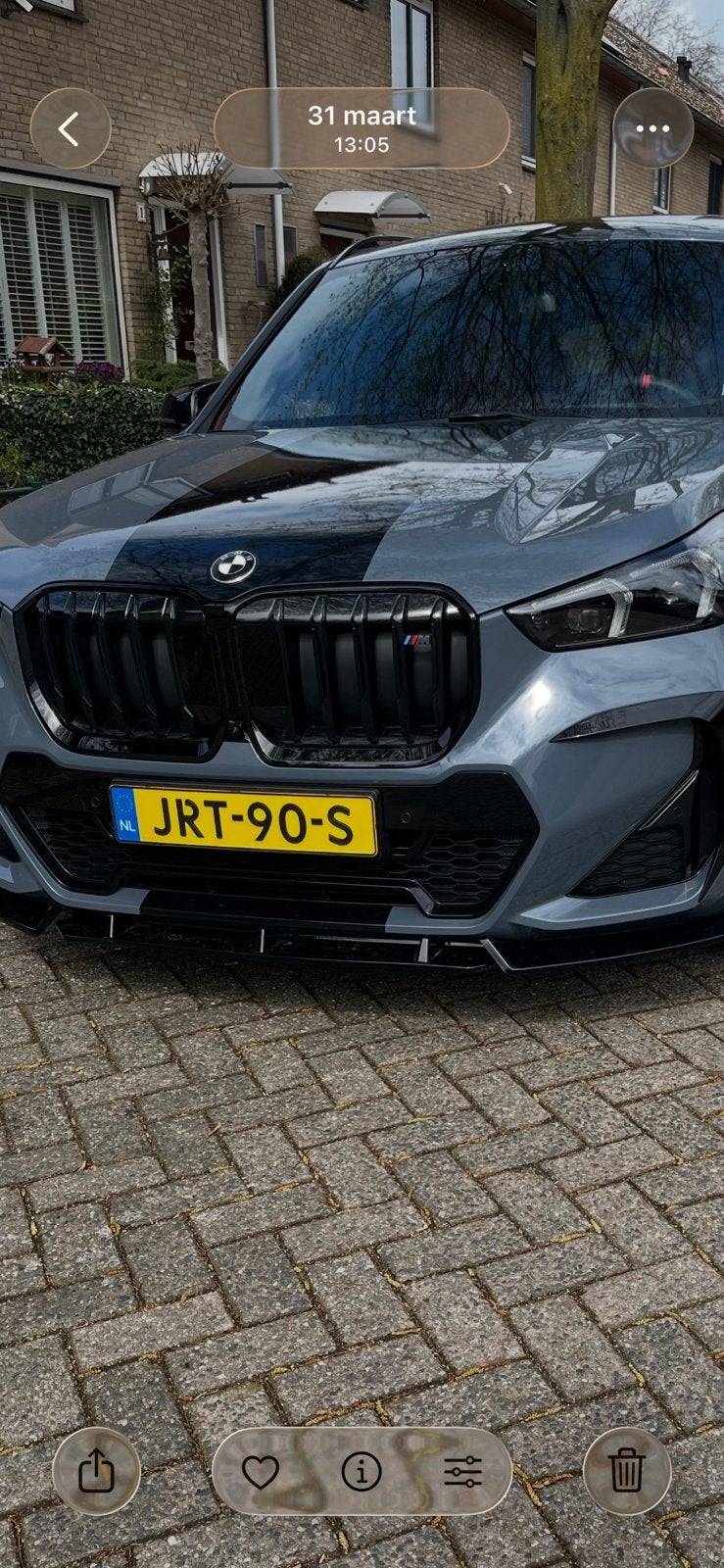 BMW X1 U11 originele BMW grill glans zwart NIEUWSTAAT, Voor, Nieuw, Ophalen of Verzenden, Bumper