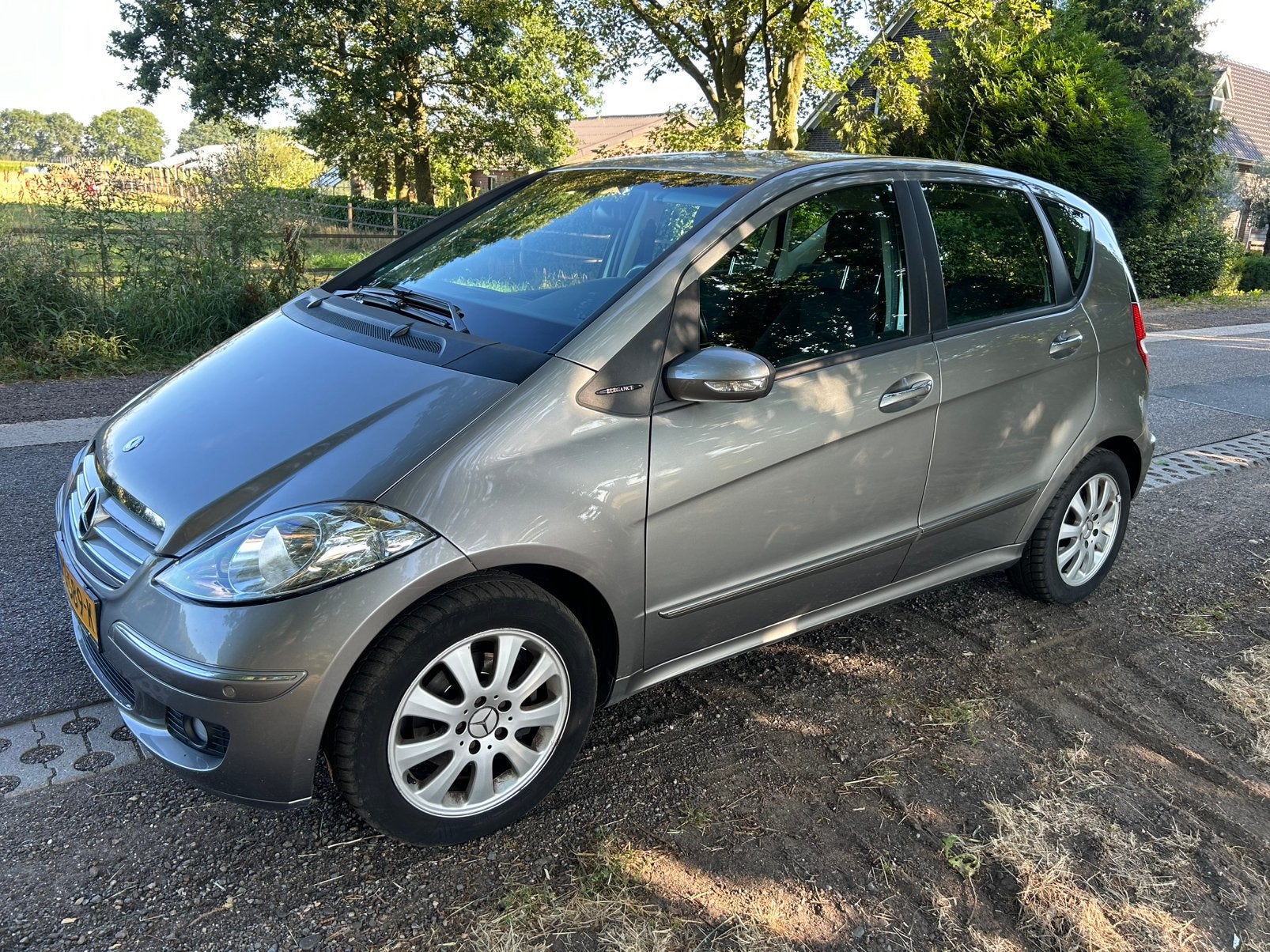 Mercedes-Benz A200 5DRS AUT 2007 Grijs Adv lezen !!, Auto's, 136 pk, 4 cilinders, 14 km/l, 595 kg