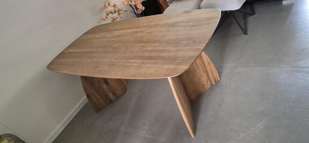 Eettafel Giulia deens ovaal massief eiken 180x93 cm, Huis en Inrichting, Tafels | Eettafels, Eikenhout, Zo goed als nieuw, 150 tot 200 cm