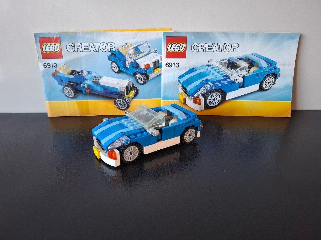 Lego 6913 Creator – Sportwagen (3in1), Kinderen en Baby's, Lego, Inclusief instructies, Ophalen of Verzenden, Zo goed als nieuw