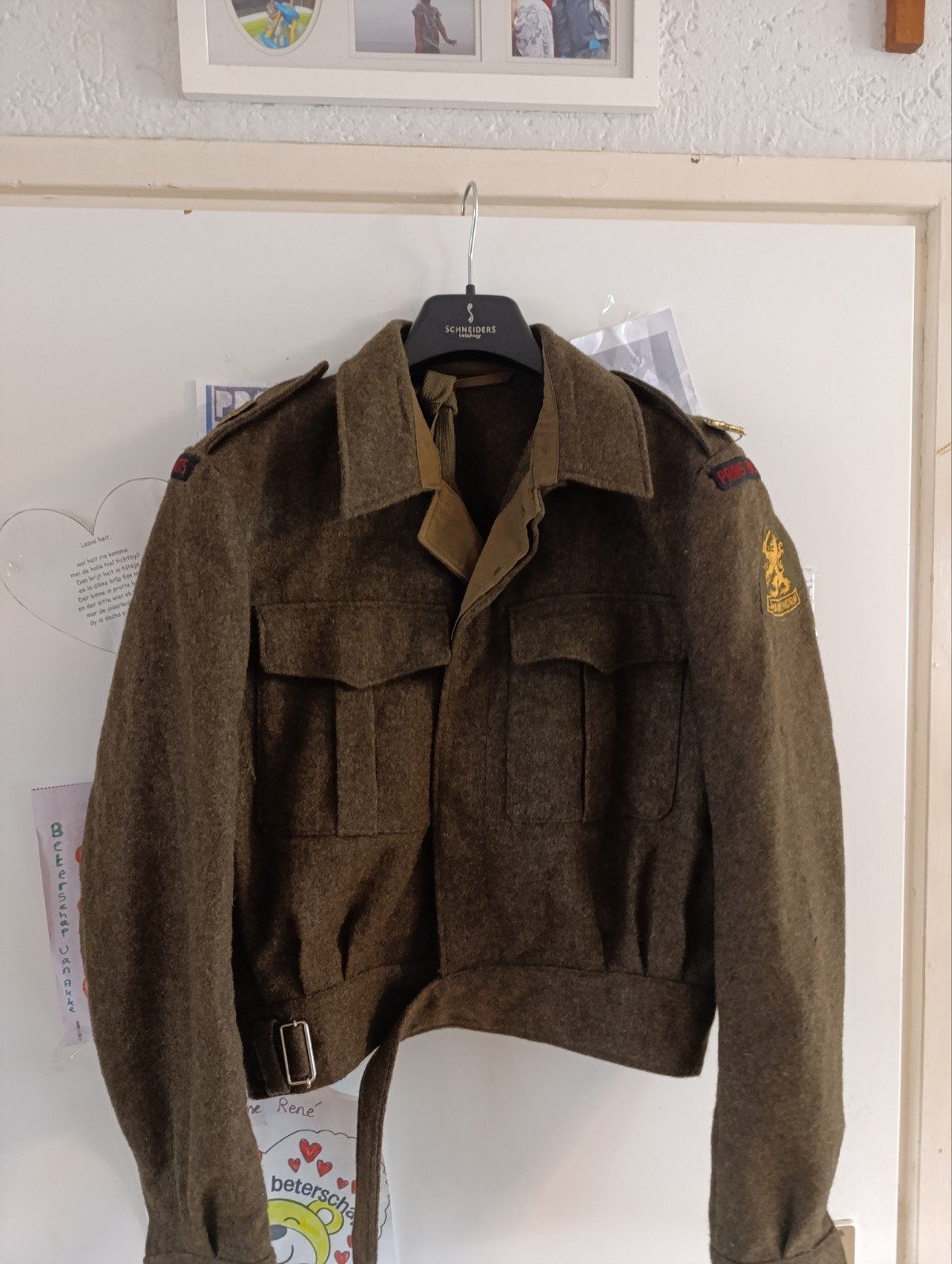 Originele NL Battledress jaren '50 – Regiment Veldartillerie, Ophalen of Verzenden
