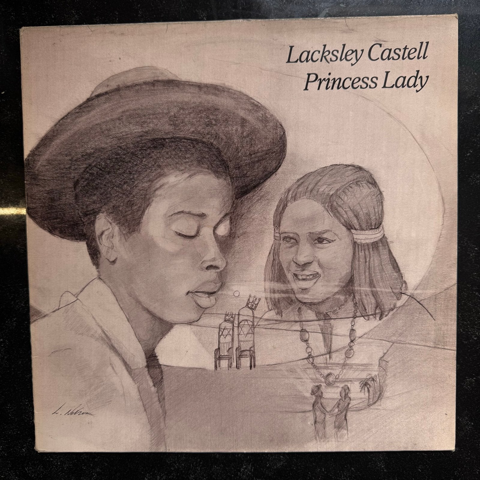 Lacksley Castell - Princess Lady LP (Reggae, Roots), LP, Originele persing, Ophalen of Verzenden, Zo goed als nieuw