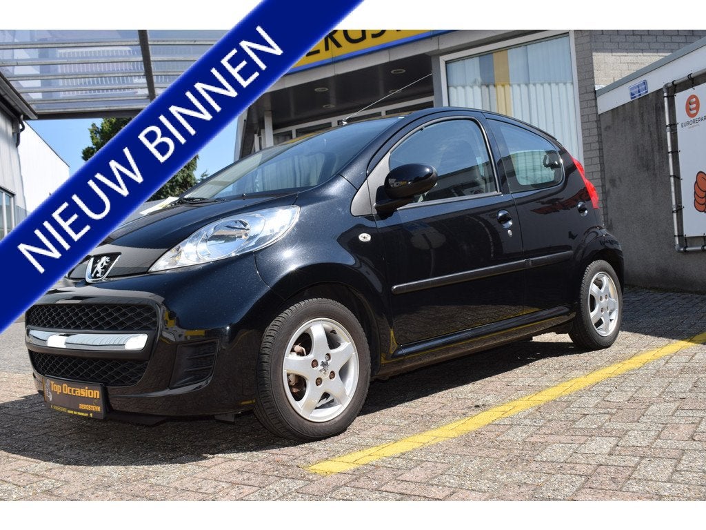 Peugeot 107 AUTOMAAT 1.0-12V XS (bj 2009), Auto's, Peugeot, Stof, Gebruikt, 4 stoelen, Origineel Nederlands