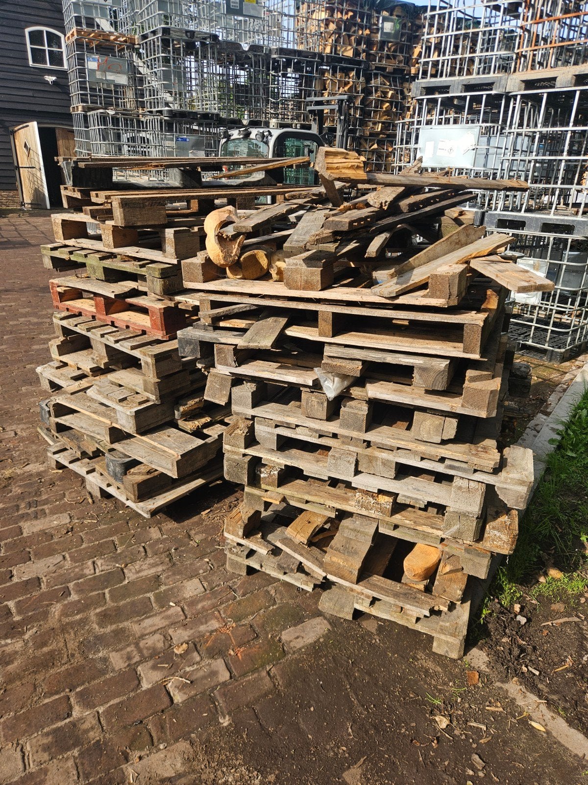 brandhout pallet 20 euro toe bij ophalen, Tuin en Terras, Ophalen of Verzenden