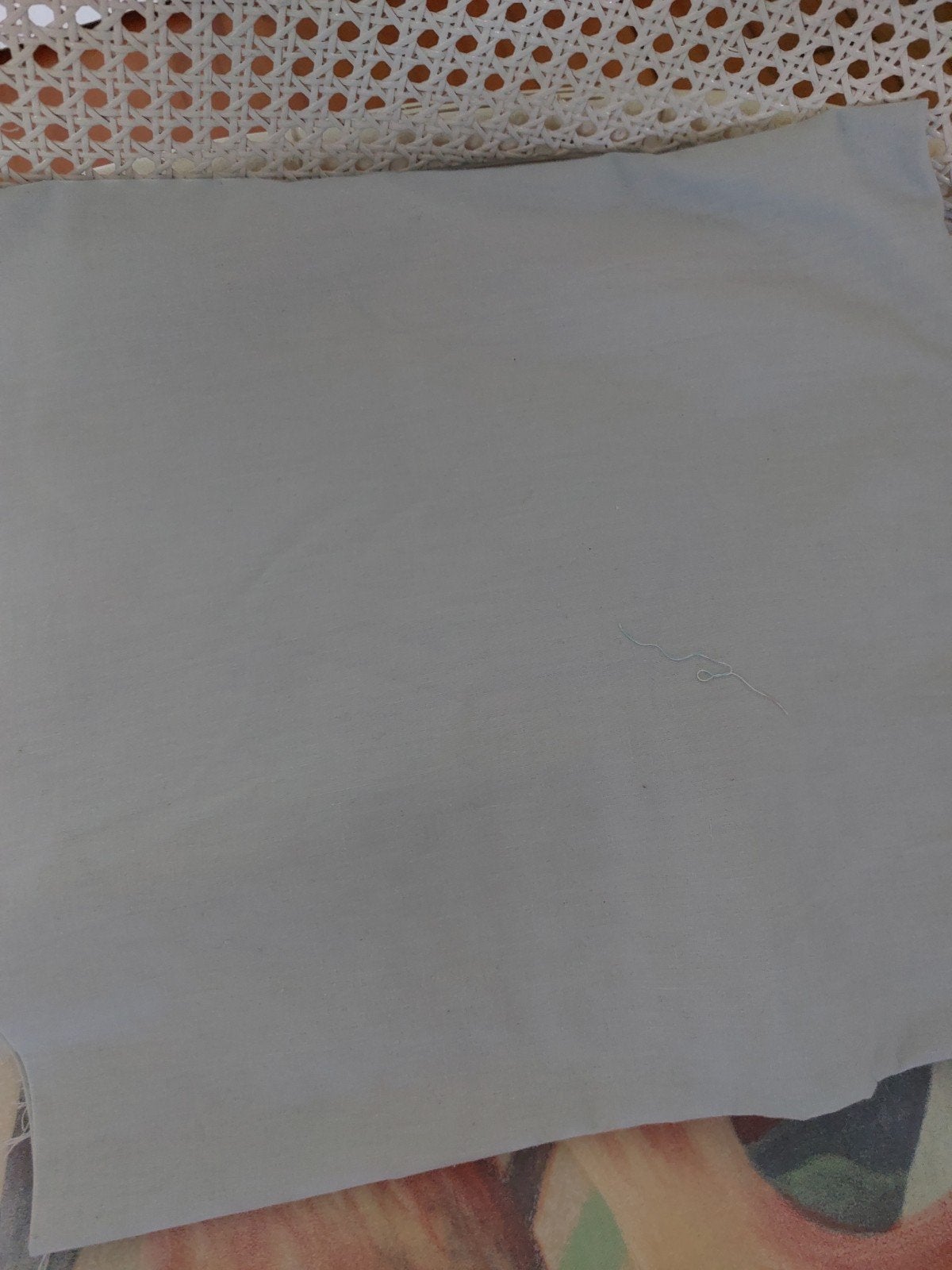 Lichtblauwe lap stof / nieuw / 147x143 cm, Blauw, 120 cm of meer, Nieuw, Ophalen of Verzenden