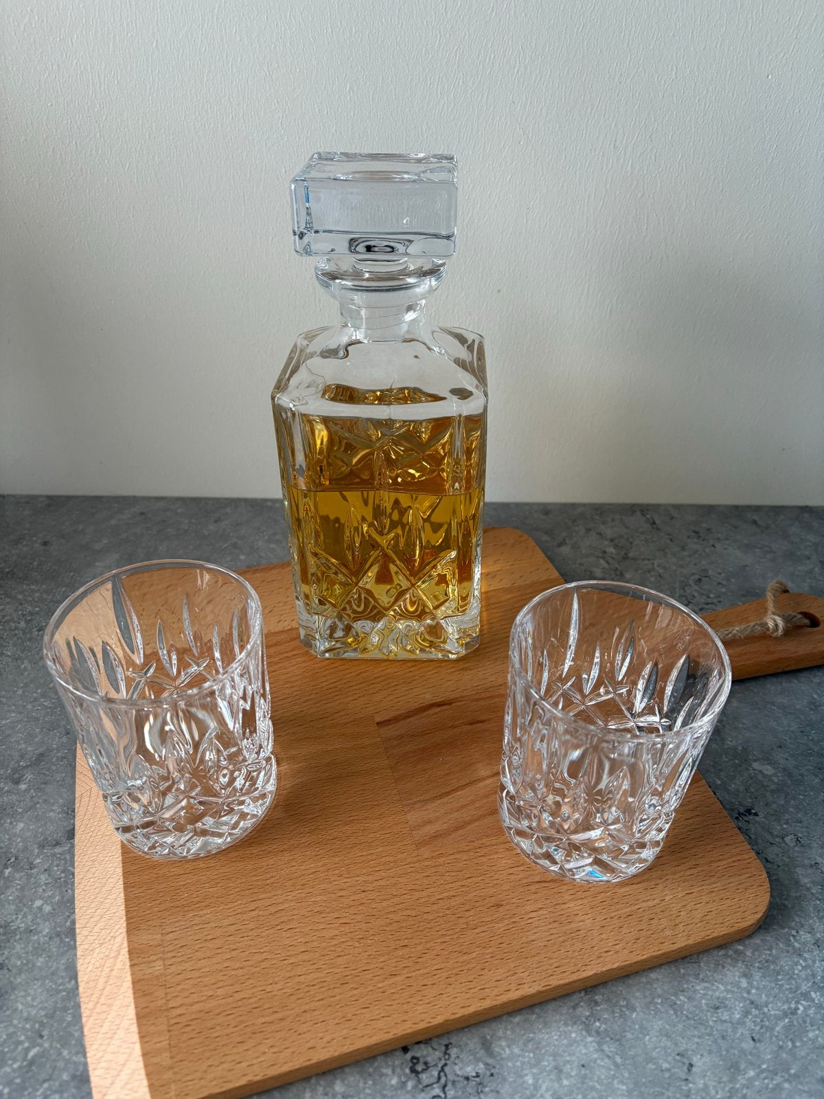 Nachtmann Noblesse Whiskyset – karaf + 2 glazen, Ophalen of Verzenden
