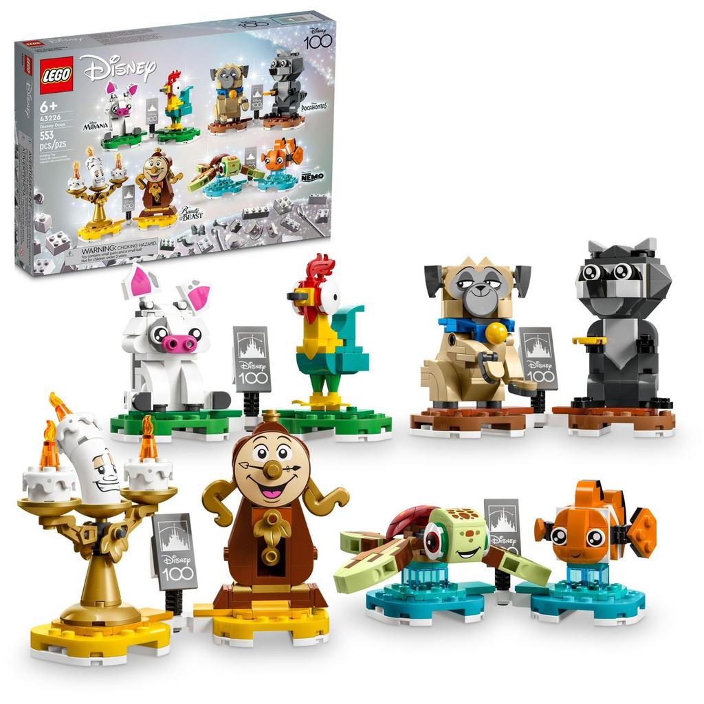 Lego 43226 disney duo’s NIEUW ONGEOPEND nemo heihei lumiere, Ophalen of Verzenden, Nieuw