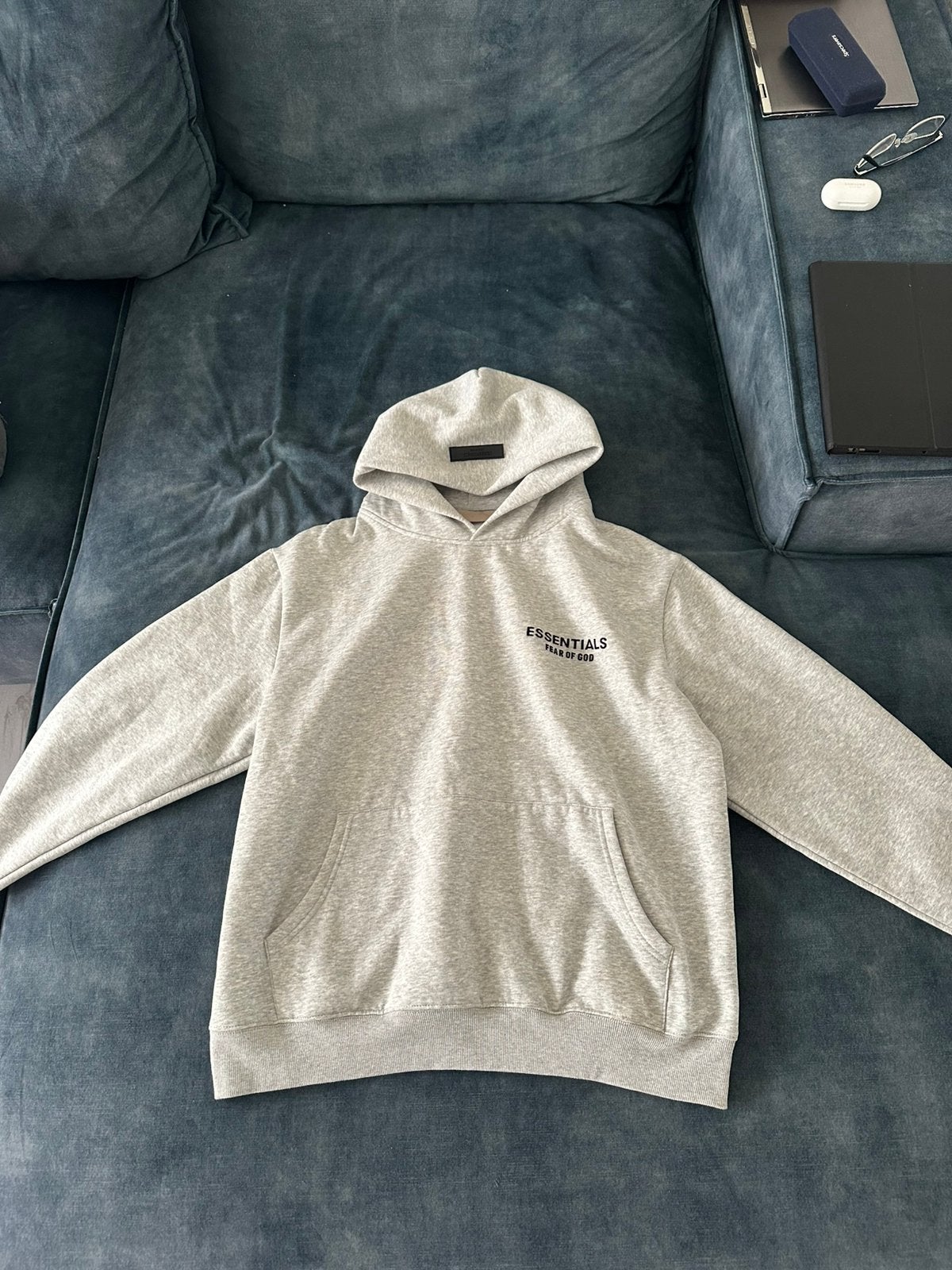 Essentials fear of god grijs hoodie, Ophalen of Verzenden, Zo goed als nieuw, Grijs