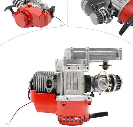 Luchtfilter - 2-Takt Motor met Trekstarter - 49CC - Geschikt, Corvance B.V., Verzenden, Nieuw, Corvancebol@gmail.com