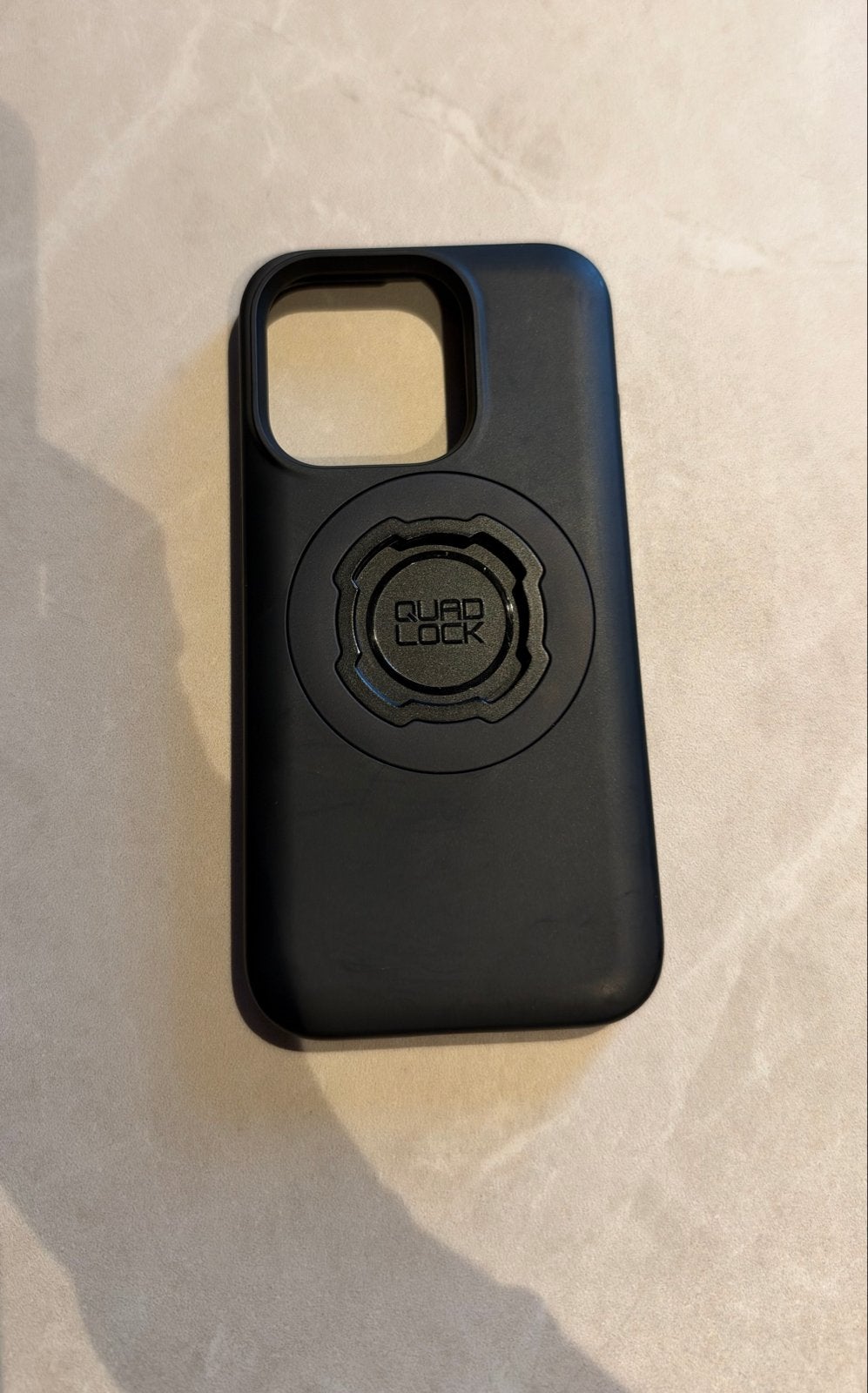 Quad Lock case voor iPhone 15 Pro - Zwart