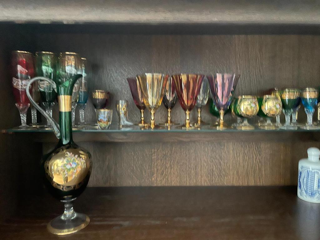 Venetiaans glas servies ? Murena?, Ophalen
