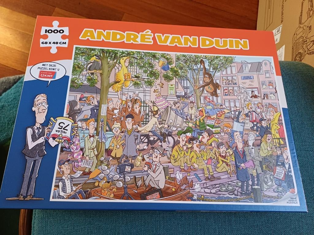 Puzzel André van Duin,  1000 stukjes, Ophalen, 500 t/m 1500 stukjes, Zo goed als nieuw, Legpuzzel