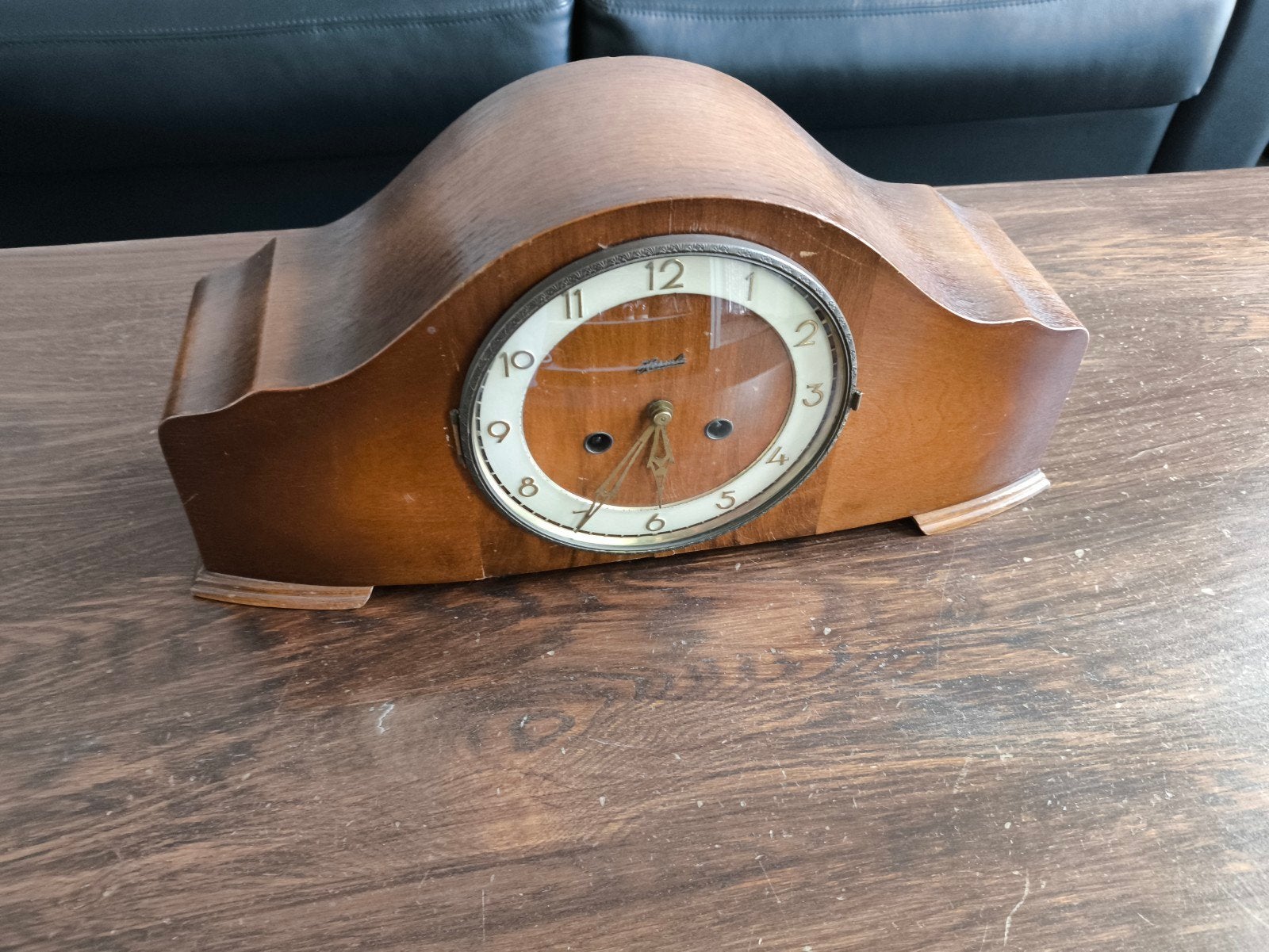 Antieke Hermle Pendule / Schouwklok, Antiek en Kunst, Ophalen