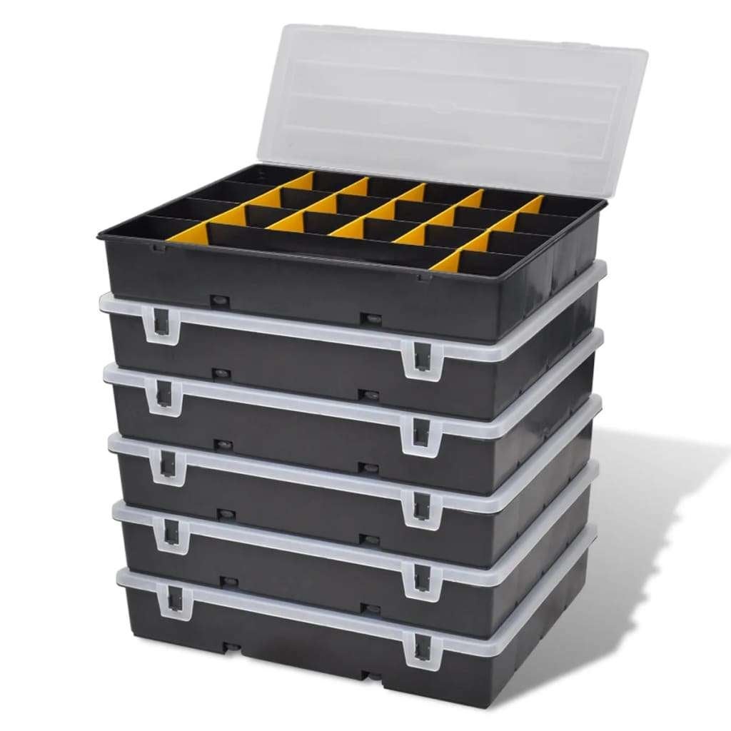 6x Opbergdoos schroeven spijkers sorteerdozen GRATIS BEZORGD, Verzenden, Nieuw, Nvt, Nvt
