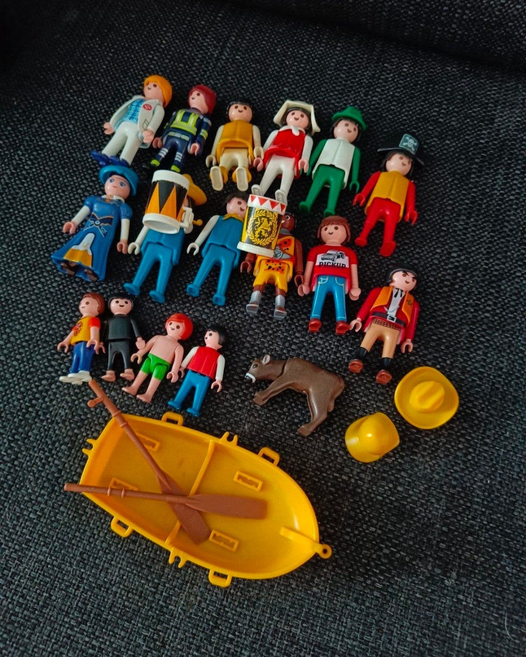 collectie playmobil poppetjes, coaching/familie opstelling, Ophalen of Verzenden, Zo goed als nieuw, Losse onderdelen, Figuren