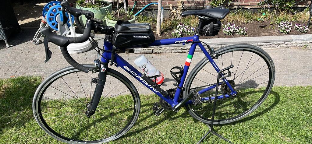 Borgini Racefiets 56cm, 53 tot 56 cm, Zo goed als nieuw, Meer dan 20 versnellingen, Ophalen