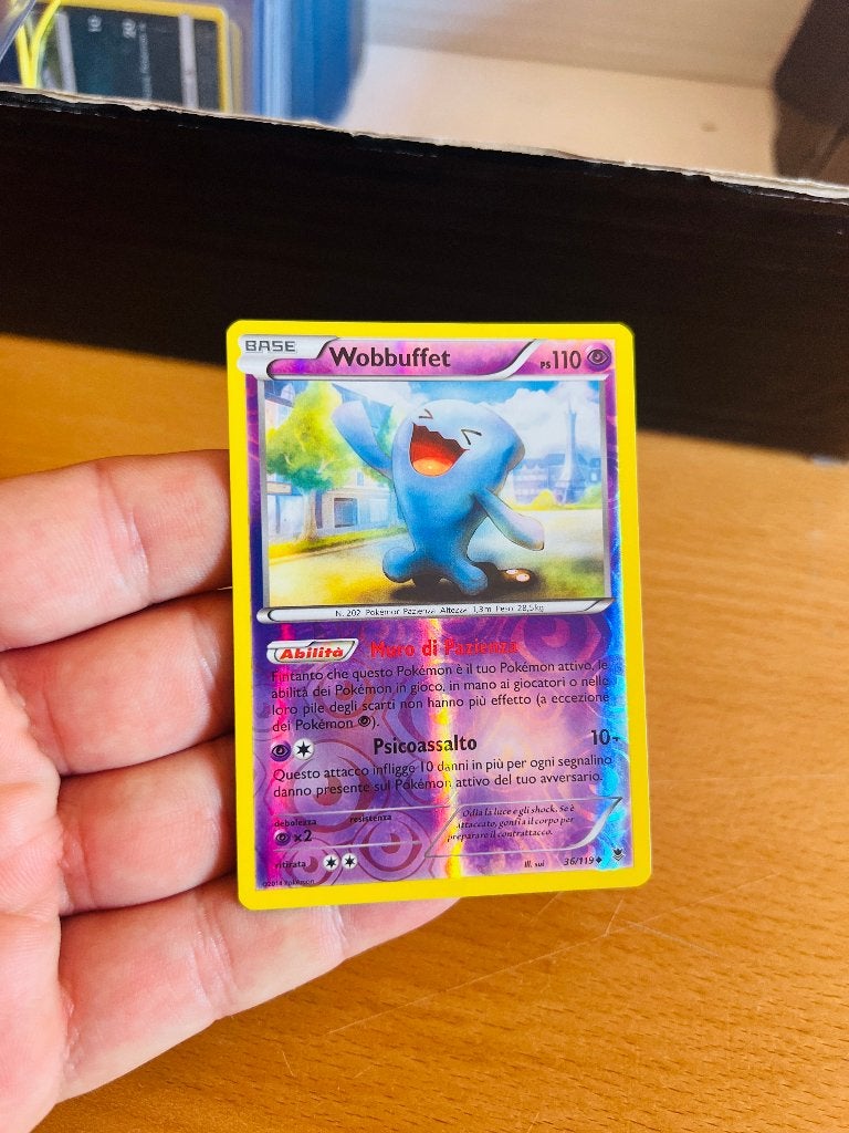Wobbuffet 36/119 Reverse Holo XY Phantom Forces Pokemon, Verzenden, Zo goed als nieuw, Losse kaart, Foil