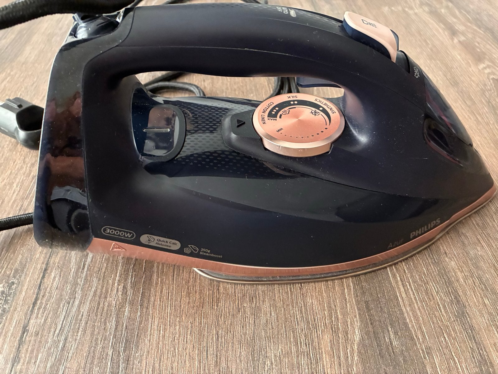 Philips Azur 250g SteamBoost 3000W Strijkijzer, Witgoed en Apparatuur, Strijkijzers en Strijkplanken, Ophalen of Verzenden, Gebruikt