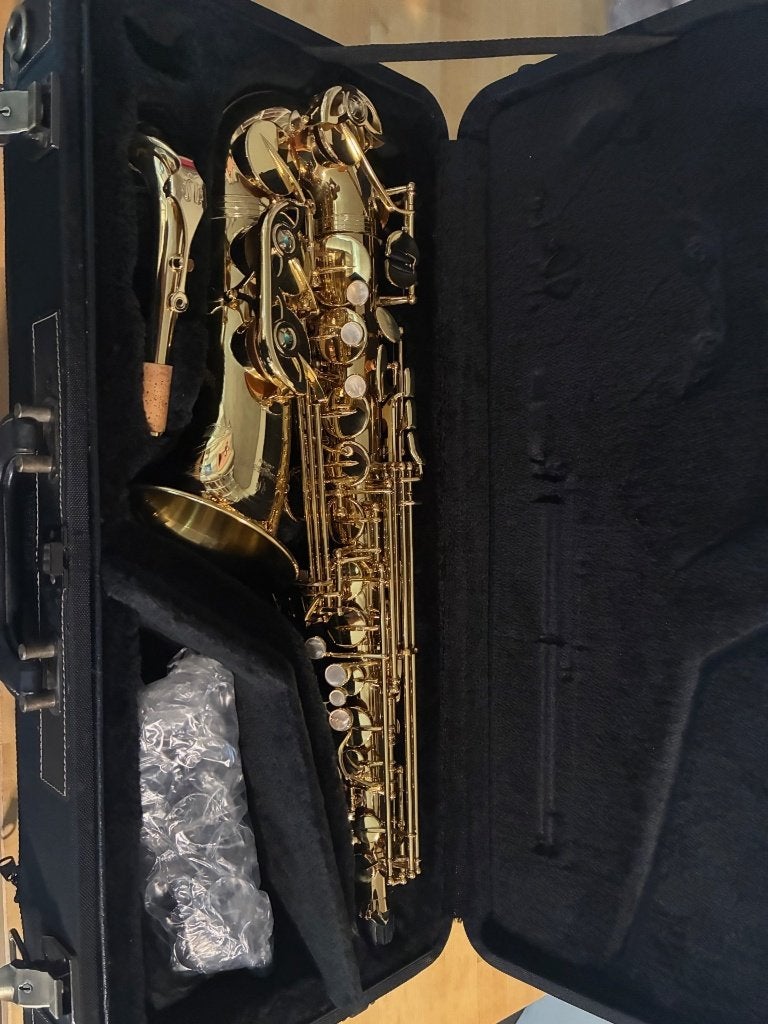 Yanagisawa WO1, Ophalen of Verzenden, Zo goed als nieuw, Alt, Met koffer