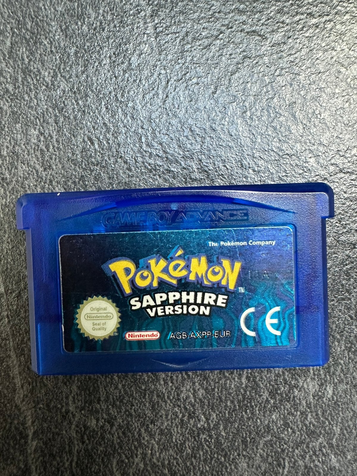 Pokemon Sapphire EU versie origineel, 1 speler, Ophalen of Verzenden, Zo goed als nieuw, Role Playing Game (Rpg)