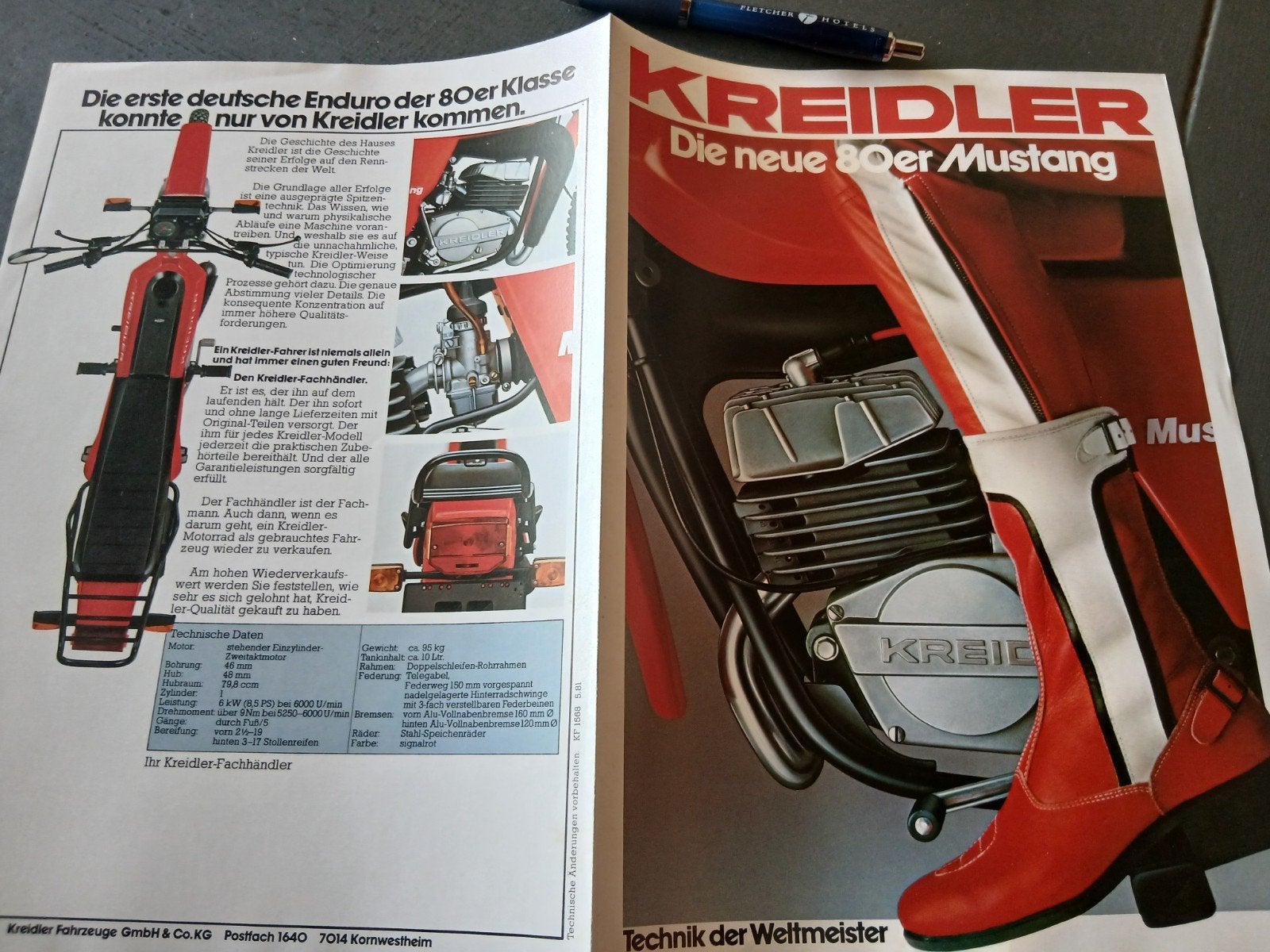 Kreidler Mustang, Fietsen en Brommers, Ophalen