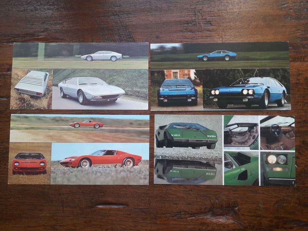 Lamborghini Miura SV Countach Jarama S Urraco kleine folders, Ophalen of Verzenden, Zo goed als nieuw, Overige merken