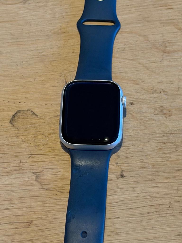 Erg Mooie Apple Watch Series 9 45mm, met 100% batterij!, Apple, ., Wit, IOS
