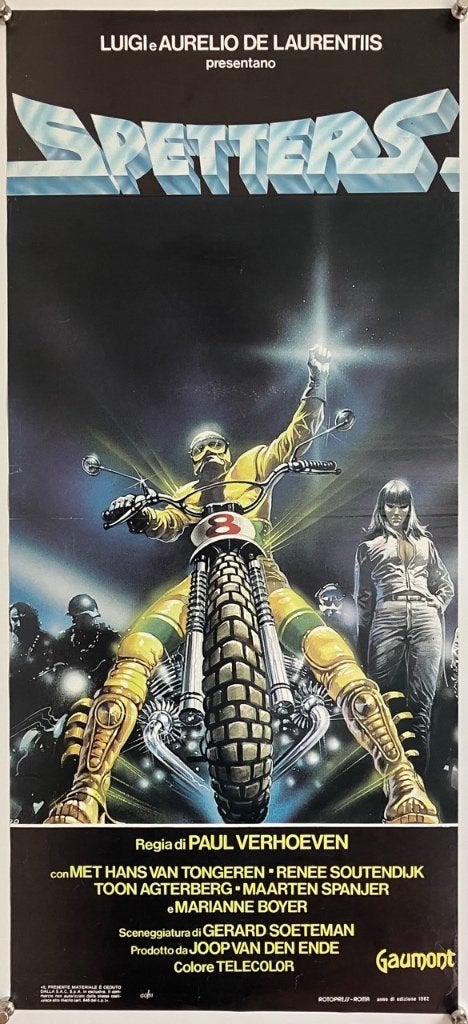 Spetters (1980) - Originele filmposter - Paul Verhoeven, Verzenden, Gebruikt, A1 t/m A3, Film en Tv