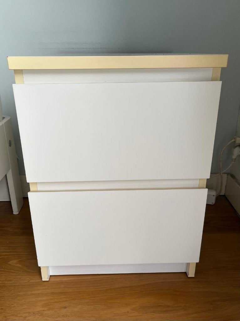 Ladeblokje IKEA 2x, Ophalen, Gebruikt, 1 of 2 laden, 50 tot 100 cm