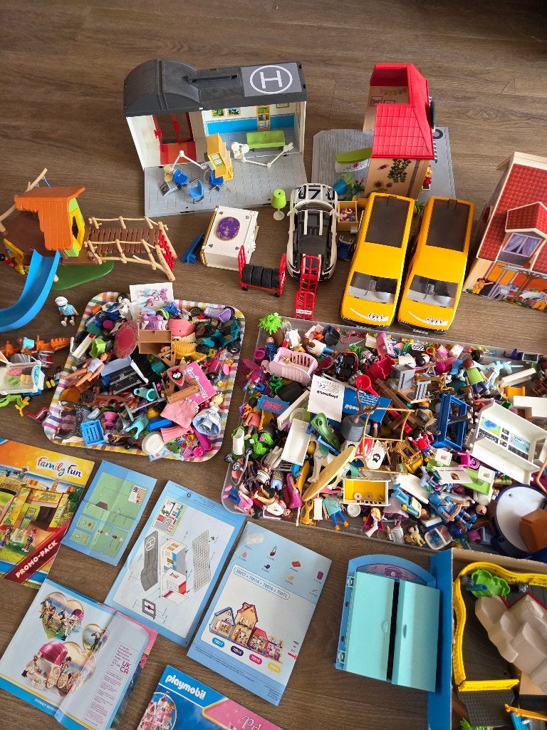 Mega partij Playmobil Kasteel 70447, Dierentuin & heel veel!, Ophalen, Complete set, Overige typen, Zo goed als nieuw