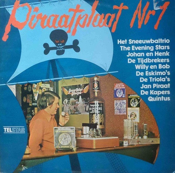 Telstar L.P. (1978) PIRAATPLAAT nr. 1, LP, Gebruikt, Ophalen of Verzenden, Levenslied of Smartlap