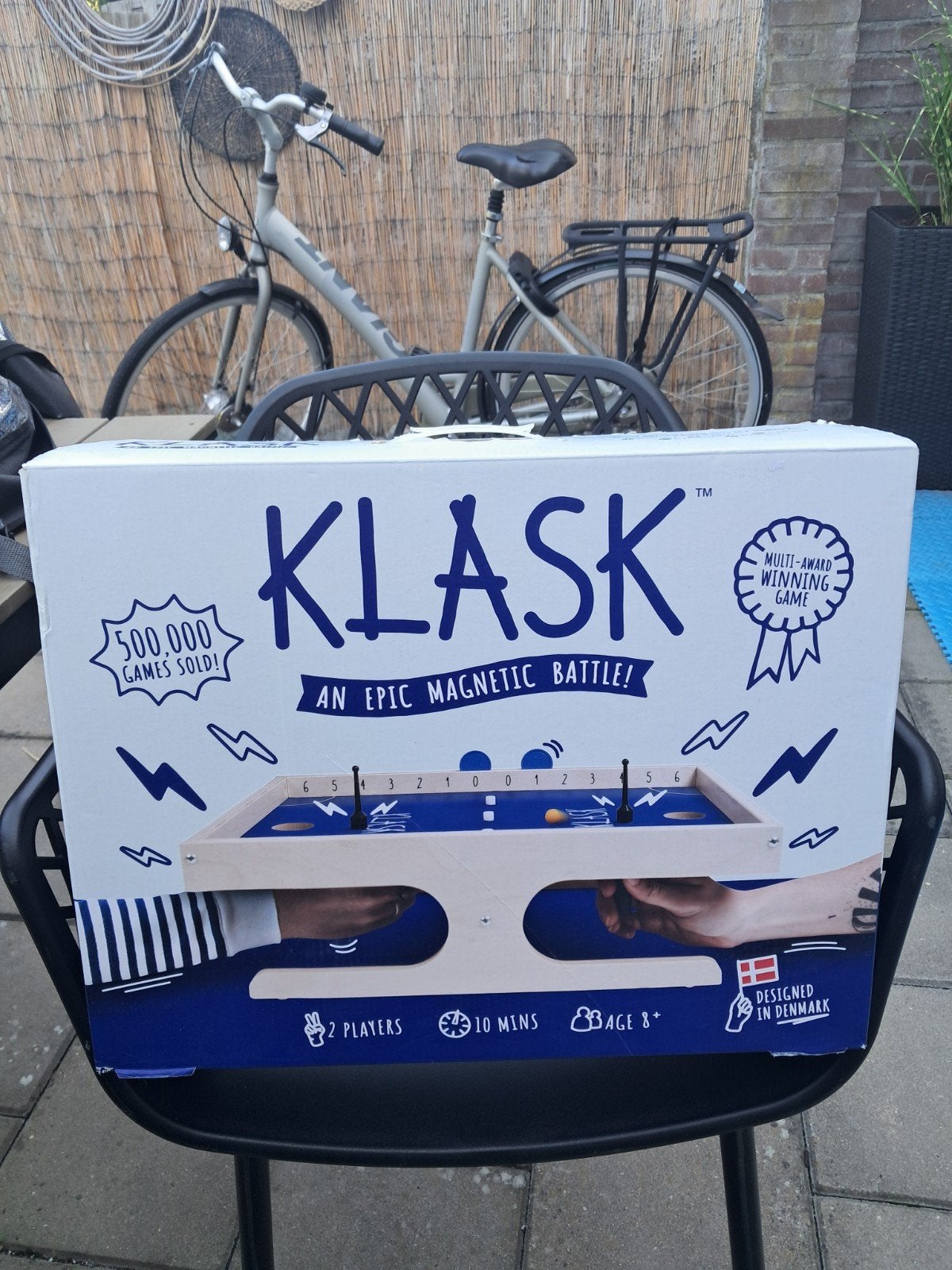 klask epic magnetische spel denmark, Een of twee spelers, Ophalen of Verzenden, Gebruikt, KLASK