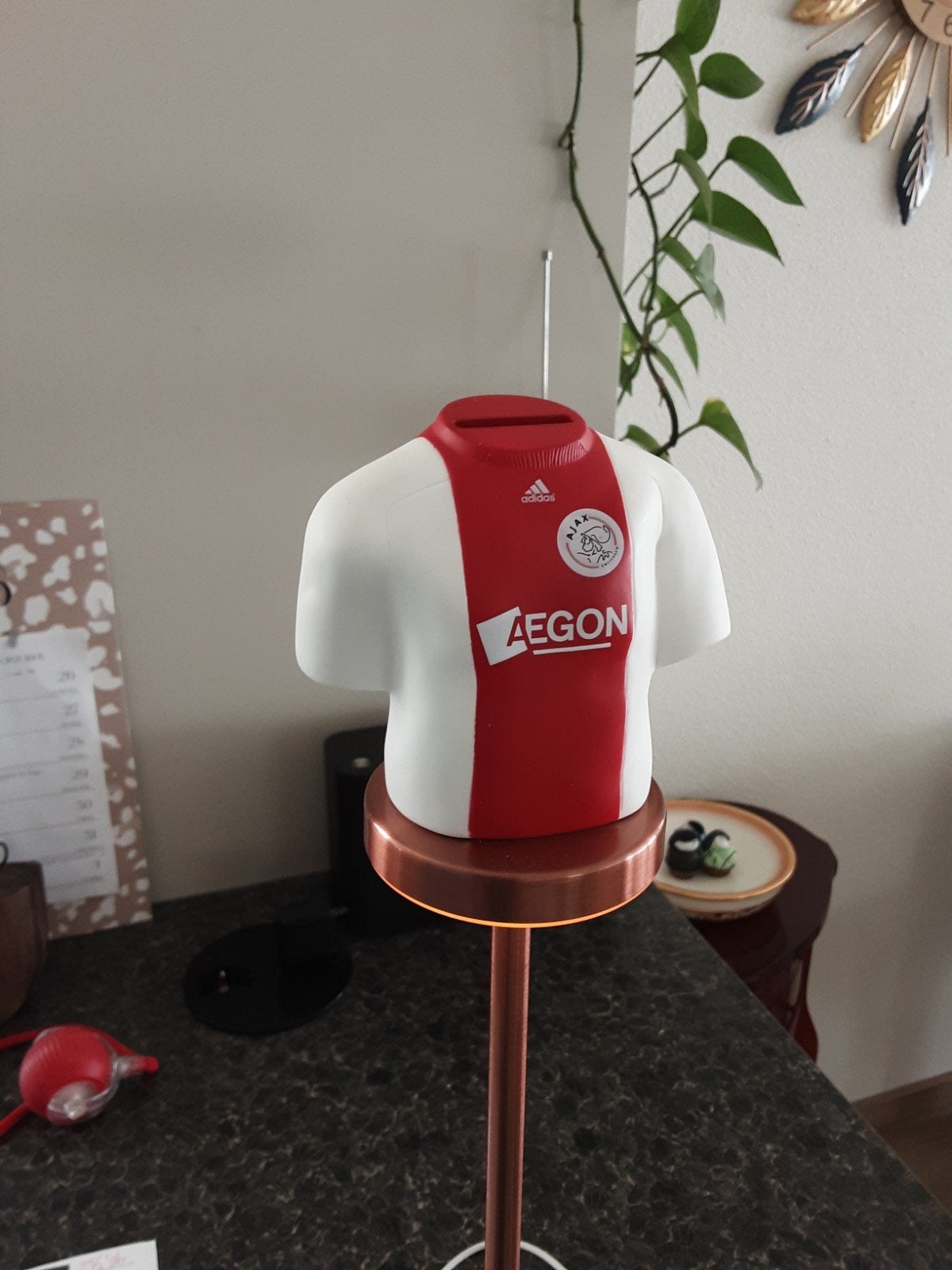 Spaarpot Ajax, Ophalen of Verzenden, Zo goed als nieuw, Kunststof, Overige thema's