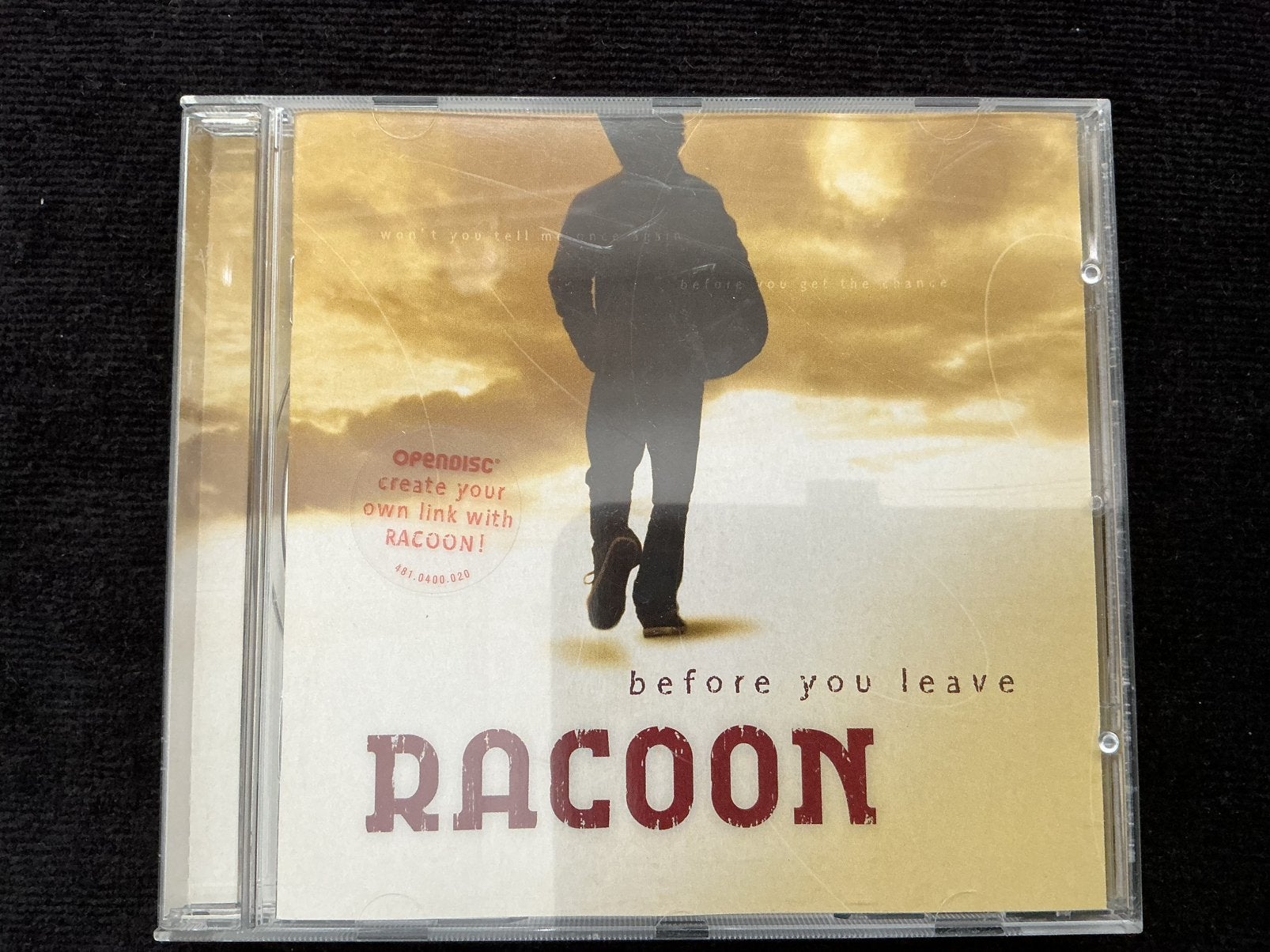 Racoon, Before You leave cd, Ophalen of Verzenden, Zo goed als nieuw, Poprock