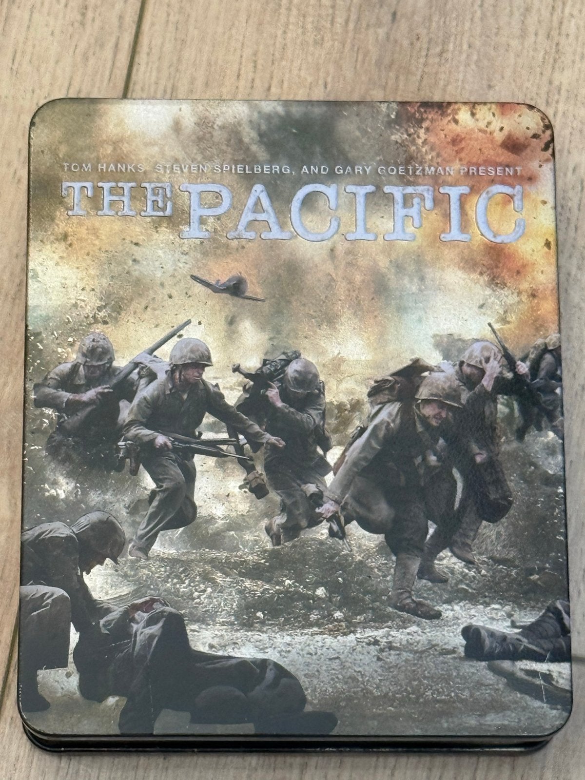 The Pacific - Complete Serie Blu-ray Steelbook, Cd's en Dvd's, Blu-ray, Zo goed als nieuw, Tv en Series, Blu-ray, Filmcollectie