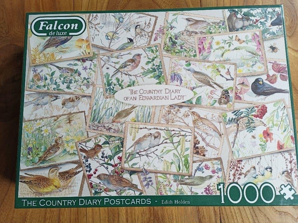 Falcon puzzel Postcards Edith Holten1000 stukjes NIEUW, Ophalen of Verzenden, 500 t/m 1500 stukjes, Nieuw, Legpuzzel